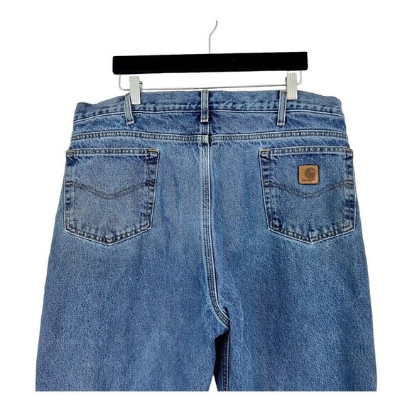 Carhartt B 172 DST Relaxed Fit Mens Size 40 X 34 Flannel Lined Jeans - Picture 4 of 5